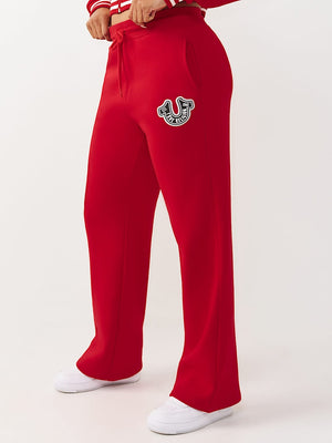 True Religion Sweatpants Tr Straight Leg Travertine Red