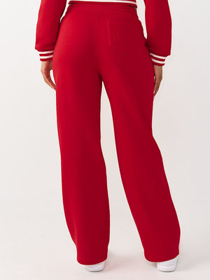 True Religion Sweatpants Tr Straight Leg Travertine Red