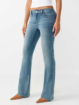 True Religion Jeans Becca Sn Studs Bootcut Medium Horizon Wash