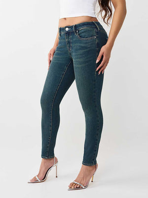 True Religion Jeans Jennie Sn Nf Skinny Dark Thunderbolt Wash Dark Wash