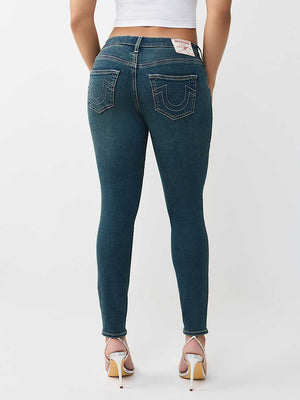 True Religion Jeans Jennie Sn Nf Skinny Dark Thunderbolt Wash Dark Wash