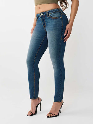 True Religion Jeans Jennie Big T Nf Skinny Medium Blue Comet Wash