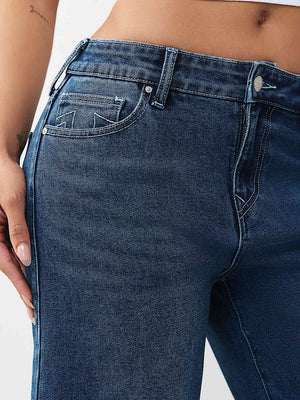 TRUE RELIGION JEANS BOBBI SN NF BAGGY MEDIUM BLAZE WASH