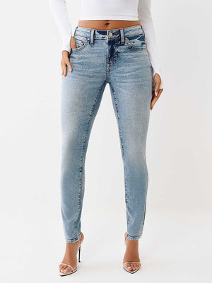 TRUE RELIGION JEANS JENNIE SN NF SKINNY LIGHT ODYSSEY WASH