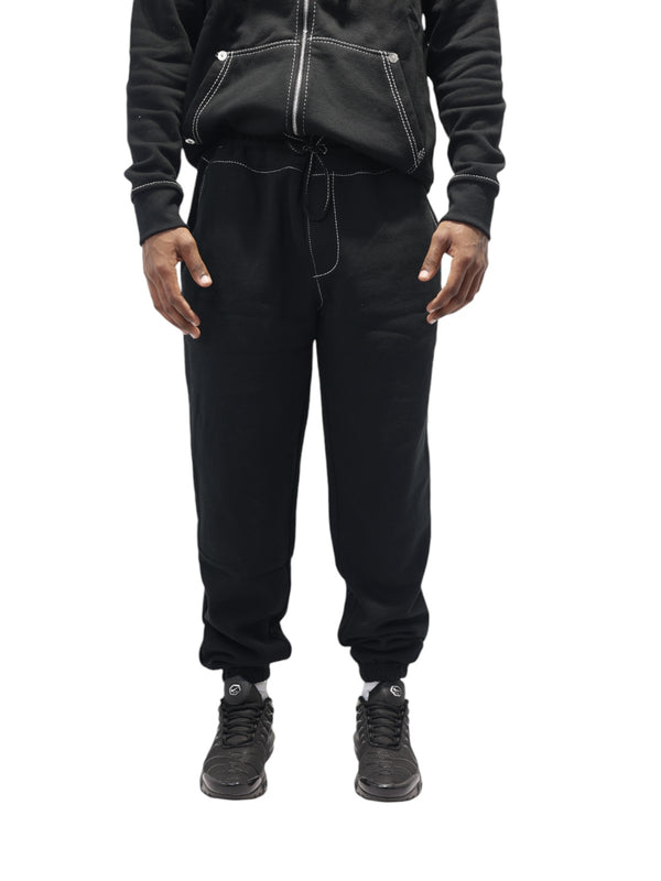 True Religion Big T Track Pants Jet Black