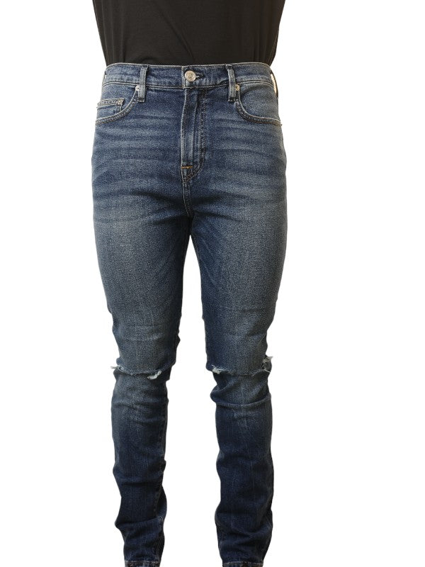 True Religion Jack Jeans No Flap Rips Urban Blue