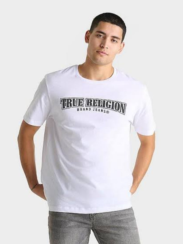 True Religion Relaxed T-Shirt Painted Optic White