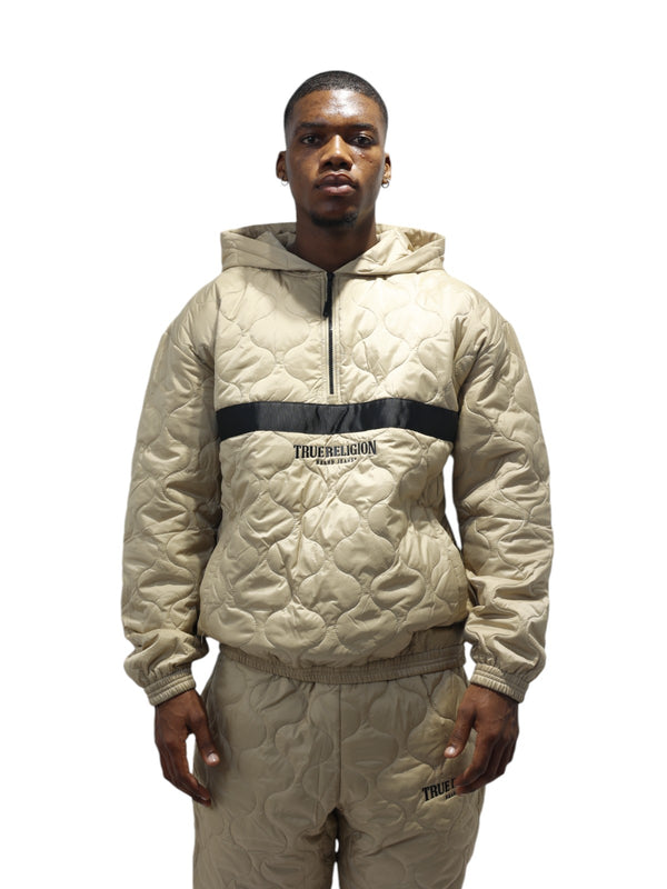 True Religion Relaxed Jacket Quilted Travertine