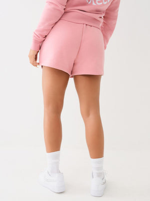 True Religion Embroidered Shorts Lounge Rosebud-True Religion