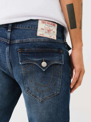 True Religion Jeans Rocco SN Flap Skinny Dark Shivering Wash-True Religion