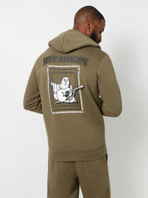 True Religion Sweater Radiant Buddha Zip Hoodie Kalamata-True Religion