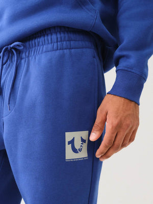 True Religion Jogger Registered Stud Classic Jogger Sodalite Blue-True Religion