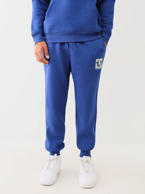 True Religion Jogger Registered Stud Classic Jogger Sodalite Blue-True Religion