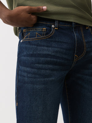 True Religion Ricky Sn Straight Dark Mahogany Wood Wash
