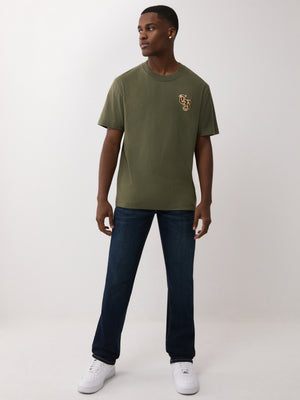 True Religion Ricky Sn Straight Dark Mahogany Wood Wash