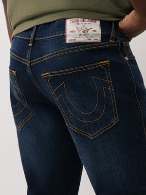 True Religion Ricky Sn Straight Dark Mahogany Wood Wash