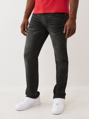 True Religion Denim Sn Straight Grey Smoky Mist Wash