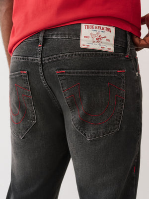 True Religion Denim Sn Straight Grey Smoky Mist Wash