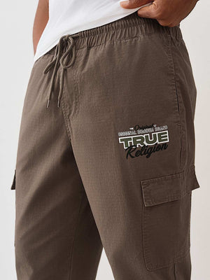 True Religion Jogger Ripstop Major Brown