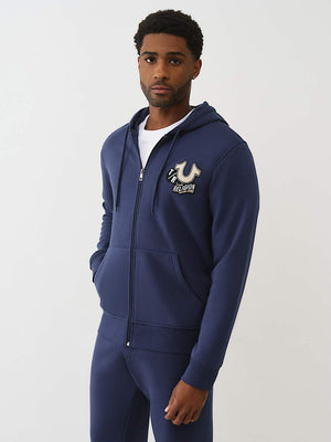 TRUE RELIGION JACKET PATCH EMB DRESS BLUE