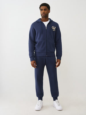 TRUE RELIGION JACKET PATCH EMB DRESS BLUE