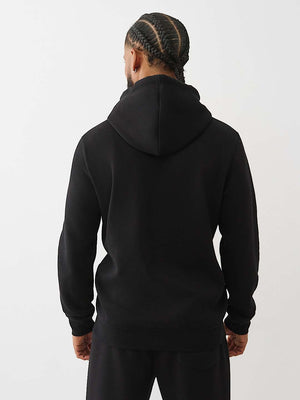 True Religion Hoodie Spiral Hs Po Jet Black