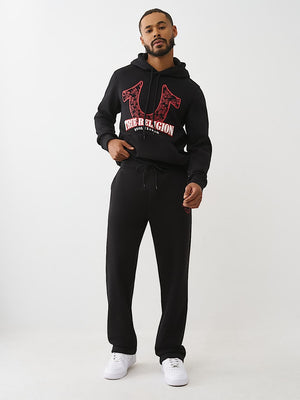 True Religion Pants Spiral Hs Straight Jet Black