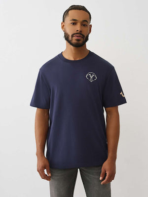 True Religion Dress Buddha Coin Blue