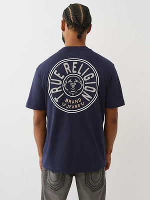 True Religion Dress Buddha Coin Blue