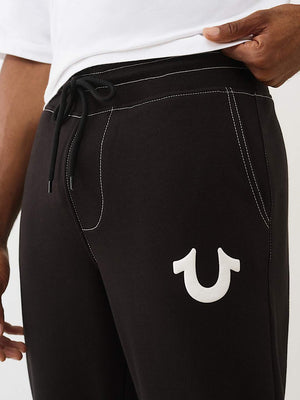 True Religion Pants Hs Srs Straight Leg Jet Black