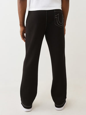 True Religion Pants Hs Srs Straight Leg Jet Black