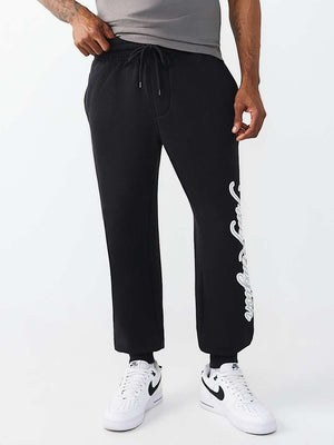 True Religion Jogger Diagonal Tr Jet Black