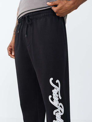 True Religion Jogger Diagonal Tr Jet Black
