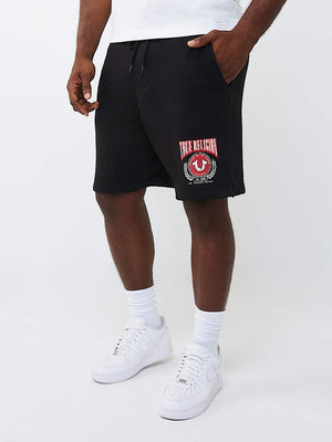 True Religion Shorts College Hs Jet Black