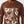 TRUE RELIGION T-SHIRT MULTI PUFF HS CHESTNUT