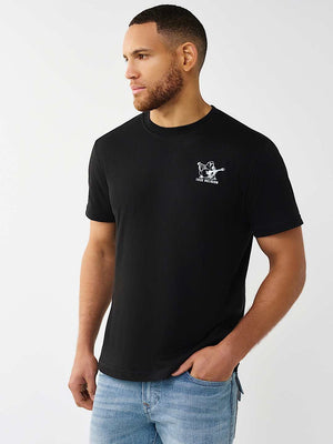 TRUE RELIGION T-SHIRT FASHION SENSES JET BLACK
