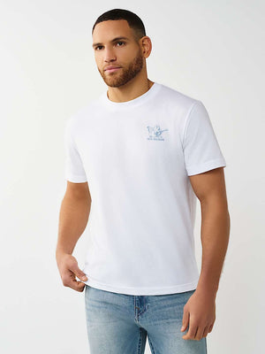 TRUE RELIGION T-SHIRT FASHION SENSES OPTIC WHITE