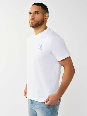 TRUE RELIGION T-SHIRT FASHION SENSES OPTIC WHITE