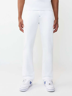 True Religion Jeans Ricky Sn Flap Straight Optic White
