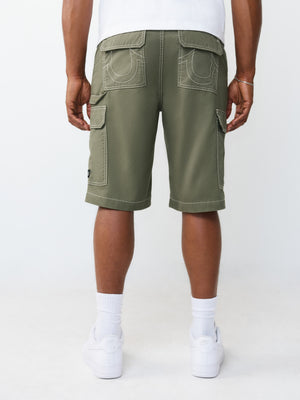 True Religion Shortss Utility Cargo Shorts Olive