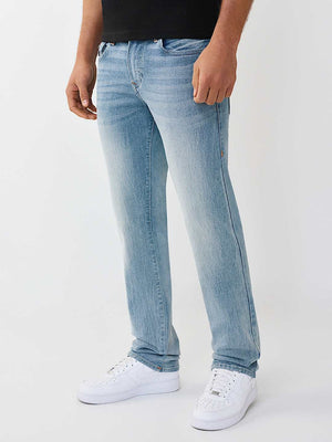 True Religion Jeans Ricky Sn Flap Straight Light Skyline Wash