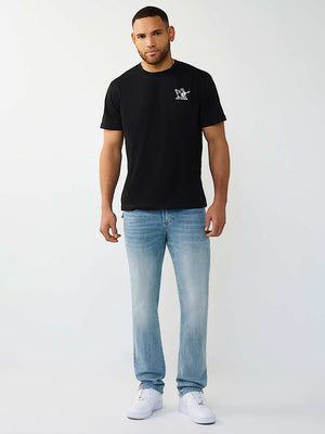 True Religion Jeans Ricky Sn Flap Straight Light Skyline Wash