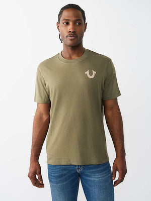 True Religion T-Shirt Dimensional Tr Flock Kalamata
