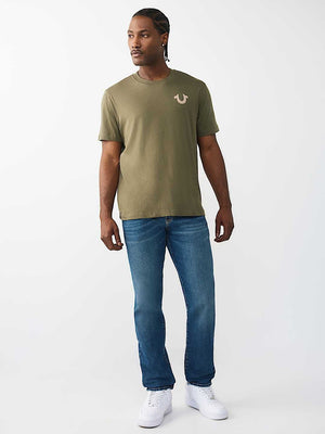 True Religion T-Shirt Dimensional Tr Flock Kalamata