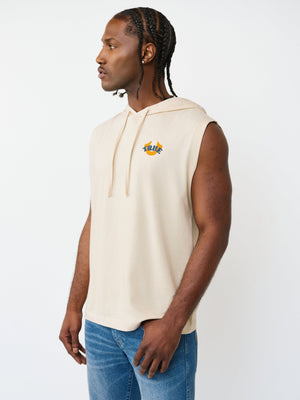 True Religion Tank Buddha Circcular Hod Grey