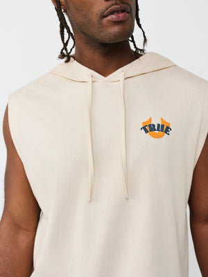 True Religion Tank Buddha Circcular Hod Grey