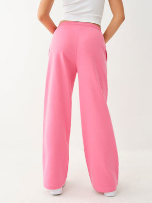 True Religion Crystal French Terry Track Pants Pink-True Religion