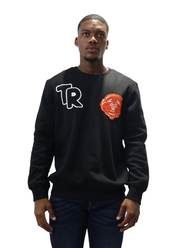 True Religion Tr Buddha Sweater Jet Black