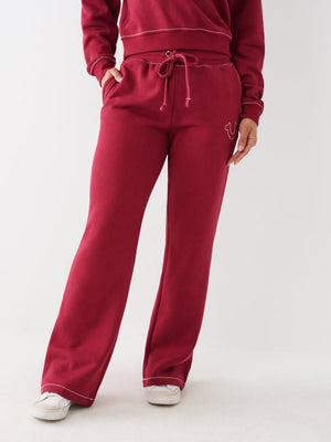 True Religion Track Pants Ladies Maroon-True Religion