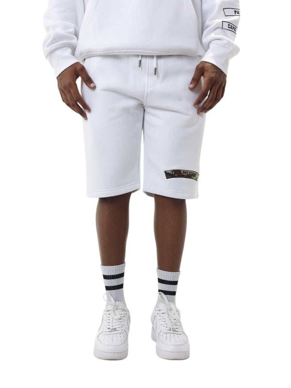 True Religion Embro Tab Shorts Optic White